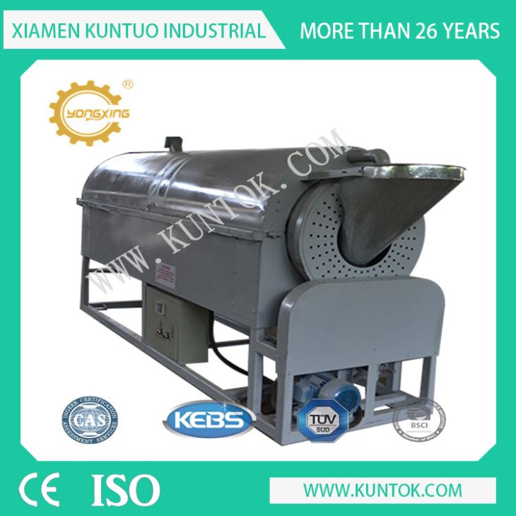 Gas Heating Continuous Green Oolong Tea Steaming Machine Fixation Machine