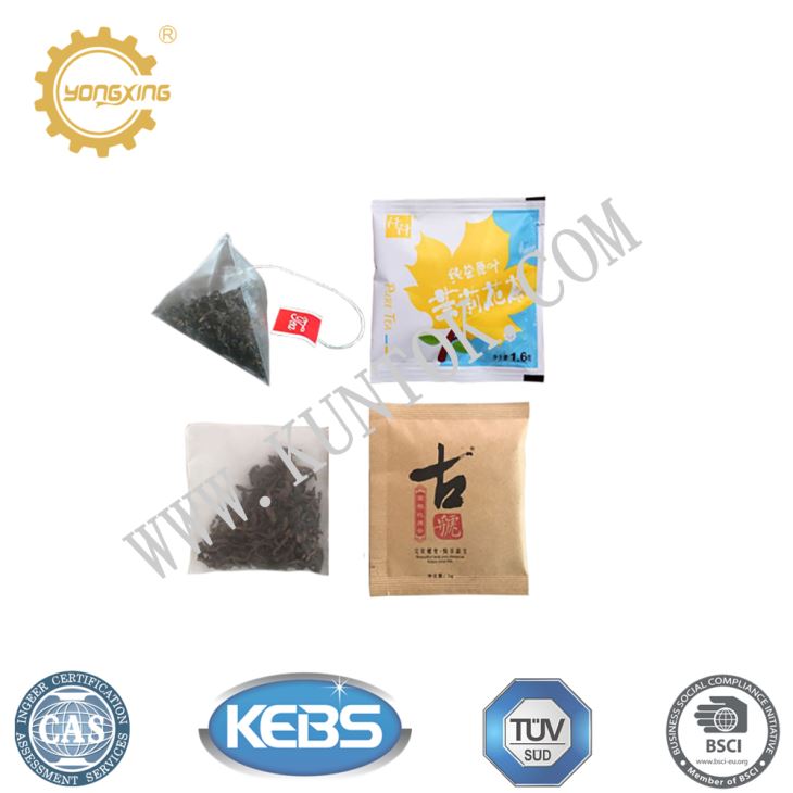 Tea Bag Packaging Machine with Triangle and Flat Inner